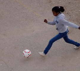 Fußball für Mädchen in Palästina
