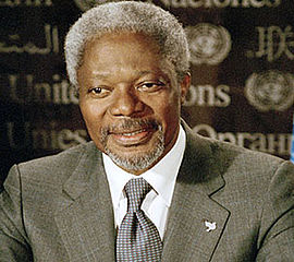 Kofi Annan - Generalsekretär der UNO