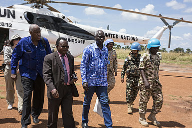 Ein Sonderbeauftragter der UN besucht den Südsudan, um sich ein eigenes Bild über die Lage vor Ort zu machen.